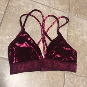 Velvet bralette